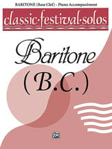 Classic Festival Solos Vol. 1 Baritone BC Piano Accompaniment cover